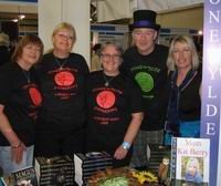 Kit Berry with Stonewylde fans at Mind, Body and Soul Festival at Olympia